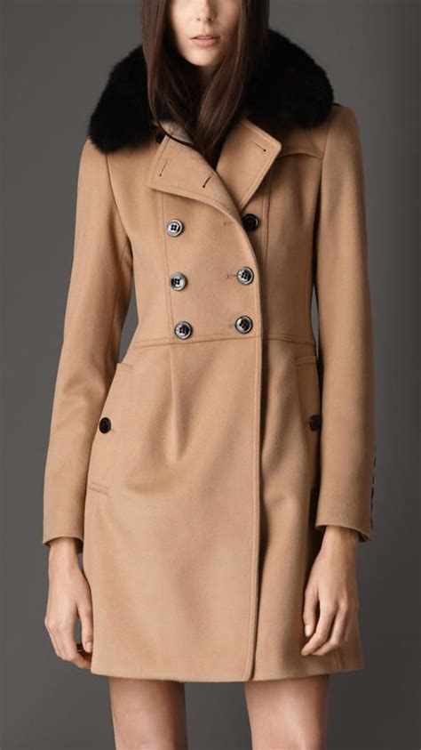 manteau laine burberry femme|Manteaux & vestes de luxe pour femme .